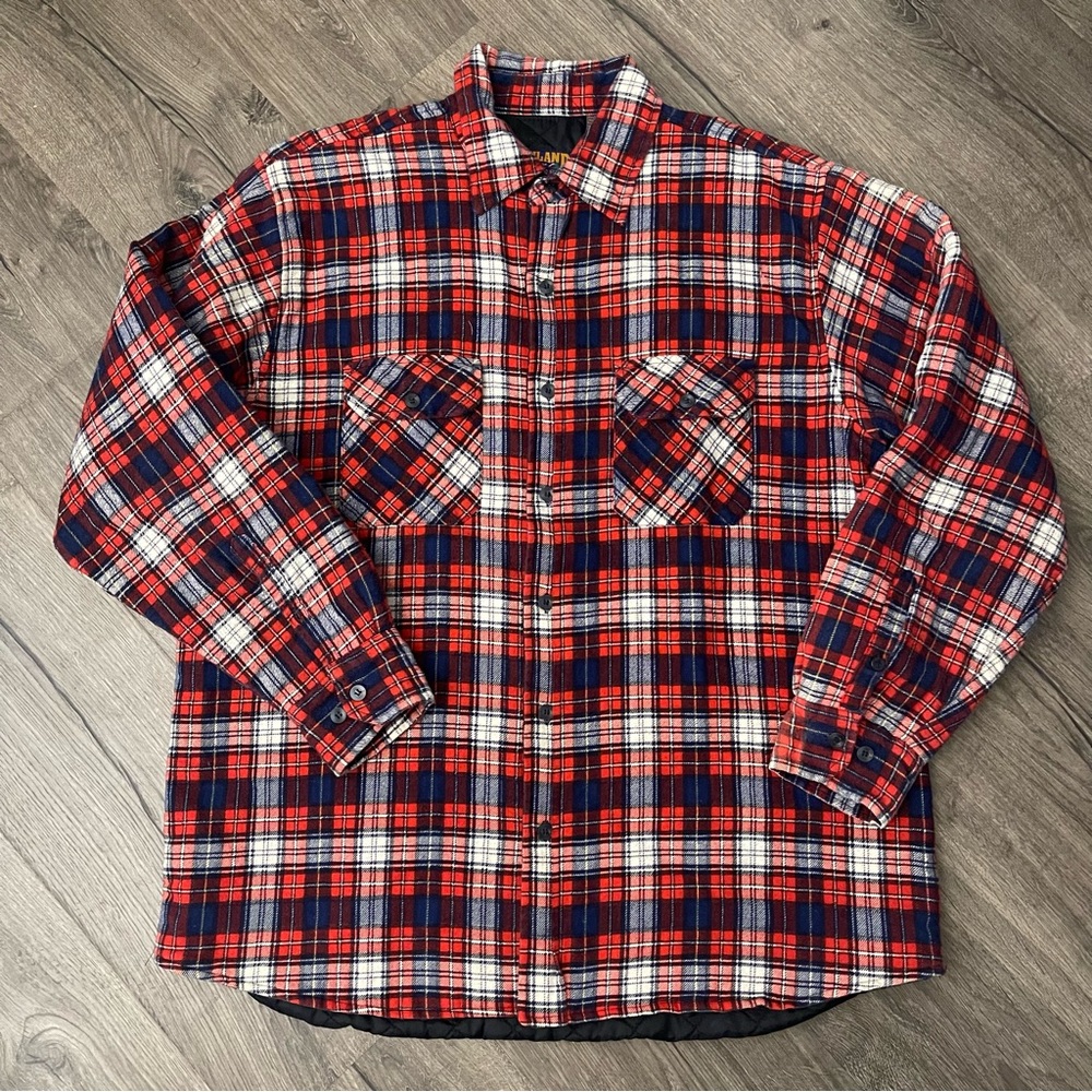 HIGHLAND OUTFITTERS FLANNEL Button Down Size Large